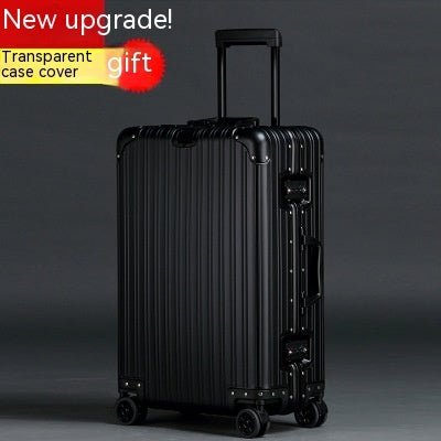 Aluminum Magnesium Alloy Luggage Large Capacity Trolley Case - IVOIRART.COM