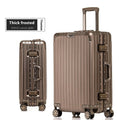 Aluminum Magnesium Luggage Password Trolley Case - IVOIRART.COM