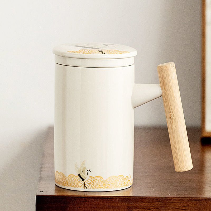 Ancient Objects Gradient Color Ceramic Water Cup - IVOIRART.COM