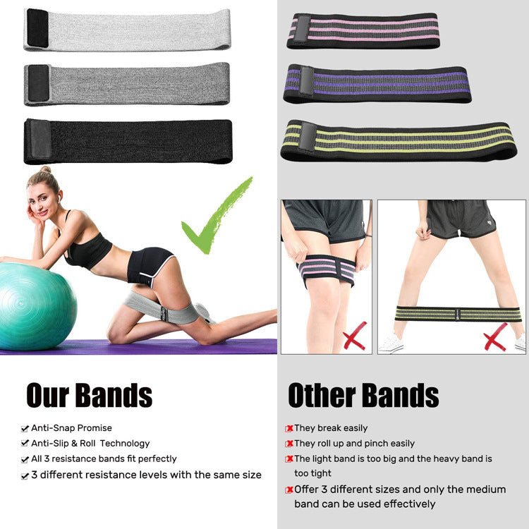 Anneau de résistance élastique pour hanches, équipement de fitness polyvalent - IVOIRART.COM