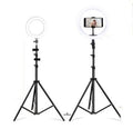 Anneau Lumière LED Circulaire pour Selfie en Direct avec Support Téléphone Mobile - IVOIRART.COM