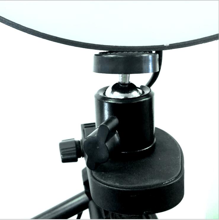 Anneau Lumière LED Circulaire pour Selfie en Direct avec Support Téléphone Mobile - IVOIRART.COM