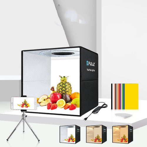 Anneau lumineux pliable portable 40 cm pour studio simple et polyvalent - IVOIRART.COM