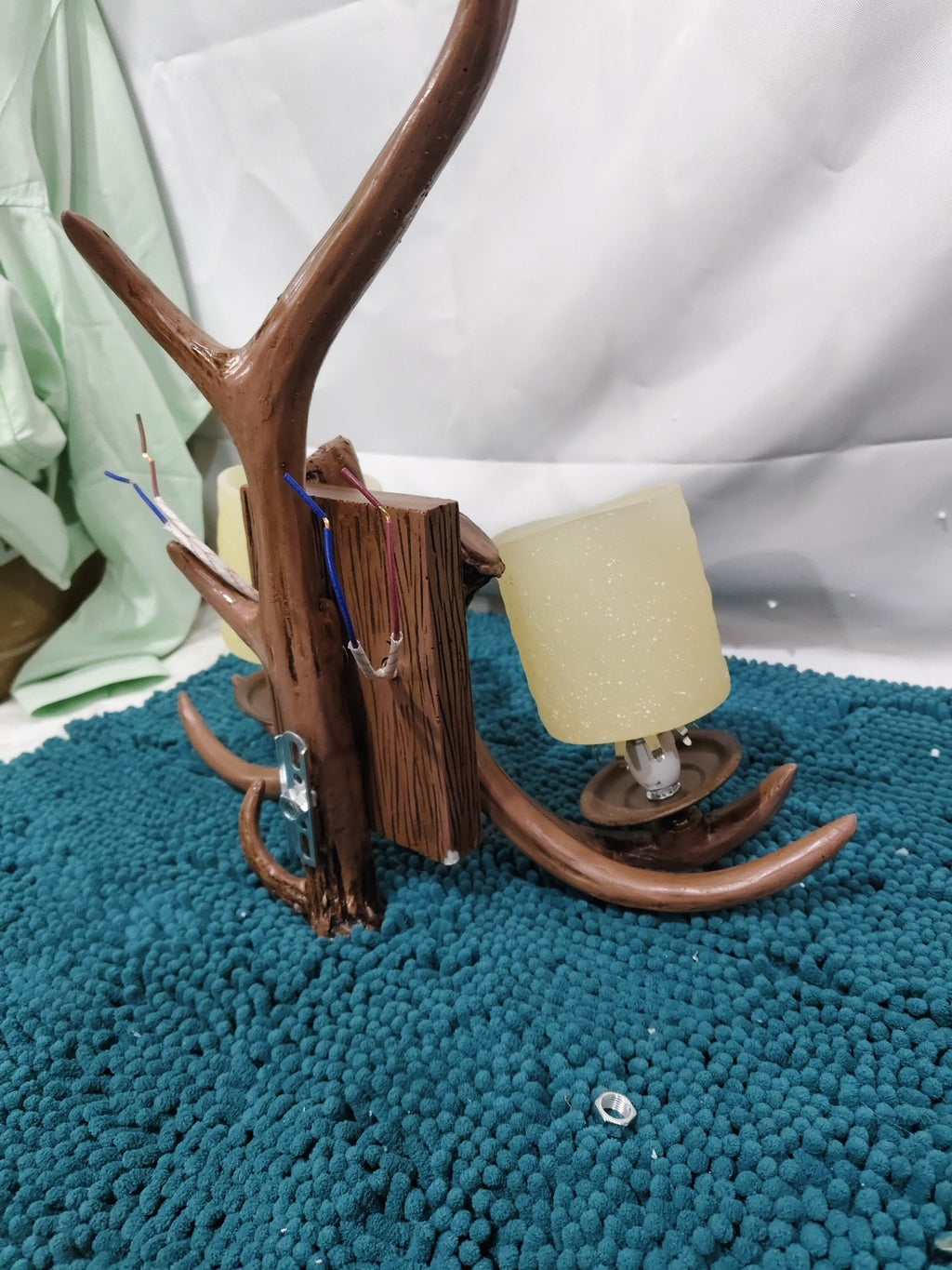 Antlers Creative Bedroom Bedside Aisle Wall Lamp - IVOIRART.COM