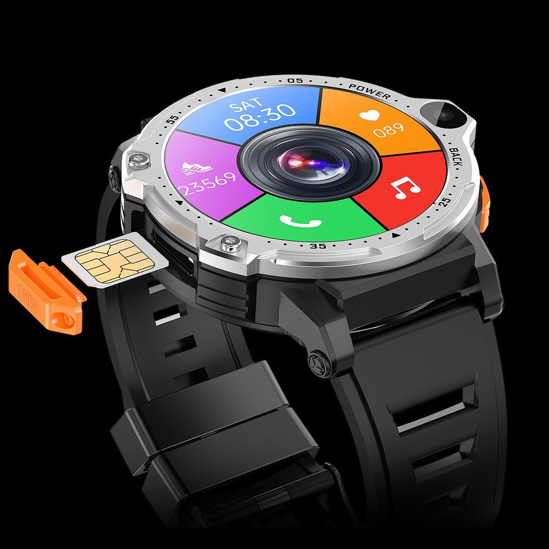 AP6 Smart Watch Dual Camera 4G Plug-in Card - IVOIRART.COM