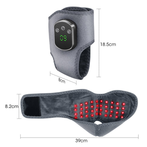 Appareil de massage plantaire chauffant 660nm à lumière rouge 40 perles LED plus - IVOIRART.COM