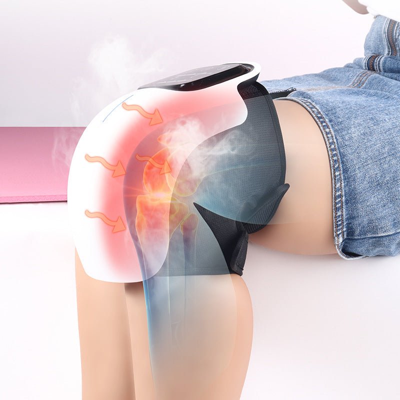 Appareil de Massage Rechargeable pour Jambes et Genoux avec Vibration et Chauffage - IVOIRART.COM