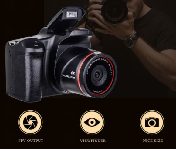 Appareil photo numérique automatique avec zoom 16x, écran 2,5 pouces, capteur CMOS 1/2,5" noir - IVOIRART.COM