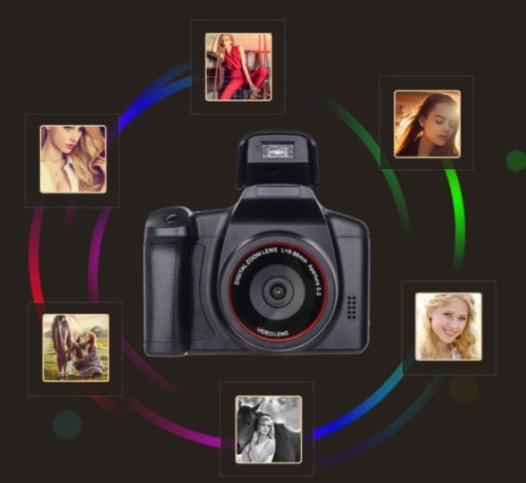 Appareil photo numérique automatique avec zoom 16x, écran 2,5 pouces, capteur CMOS 1/2,5" noir - IVOIRART.COM
