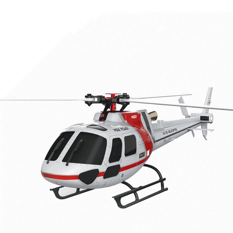 Appareil télécommandé 6 canaux — Hélicoptère RC en plastique et métal, blanc -RC - IVOIRART.COM