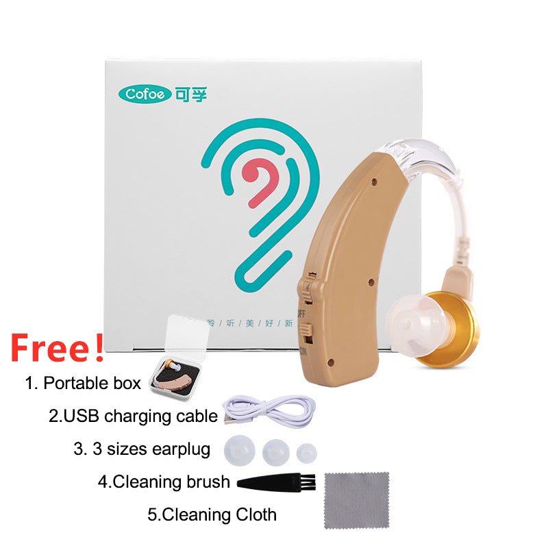 Appareils auditifs rechargeables pour personnes âgées — USB, réduction de bruit HD - IVOIRART.COM