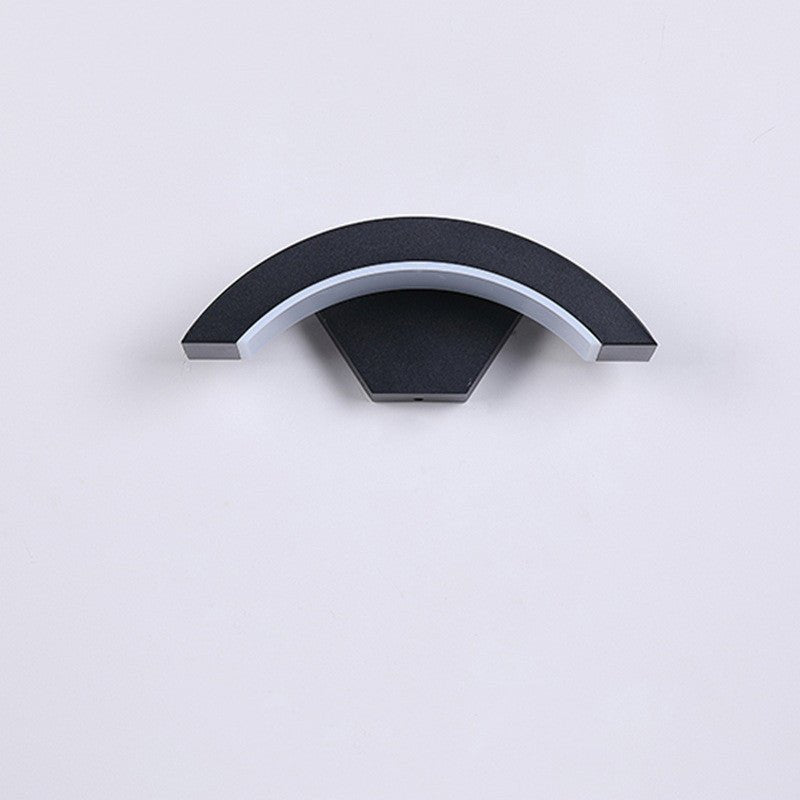 Applique Murale LED Courbée Lune Induction Lumière Murale Éblouissante 12W - IVOIRART.COM