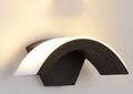 Applique Murale LED Courbée Lune Induction Lumière Murale Éblouissante 12W - IVOIRART.COM