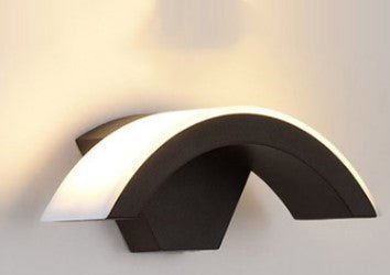 Applique Murale LED Courbée Lune Induction Lumière Murale Éblouissante 12W - IVOIRART.COM