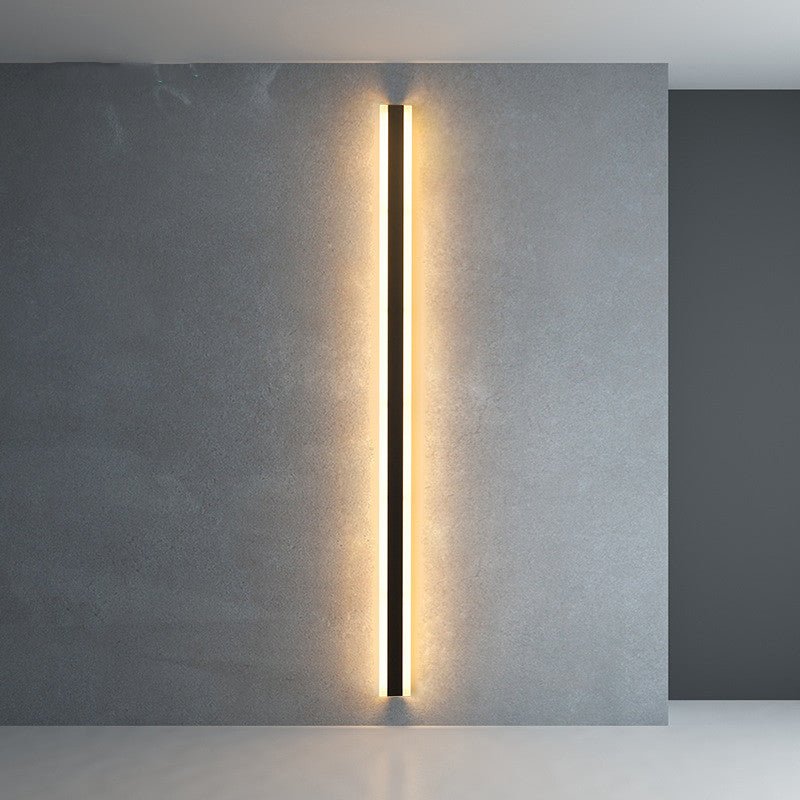 Applique murale longue minimaliste avec éclairage LED moderne et élégant - IVOIRART.COM