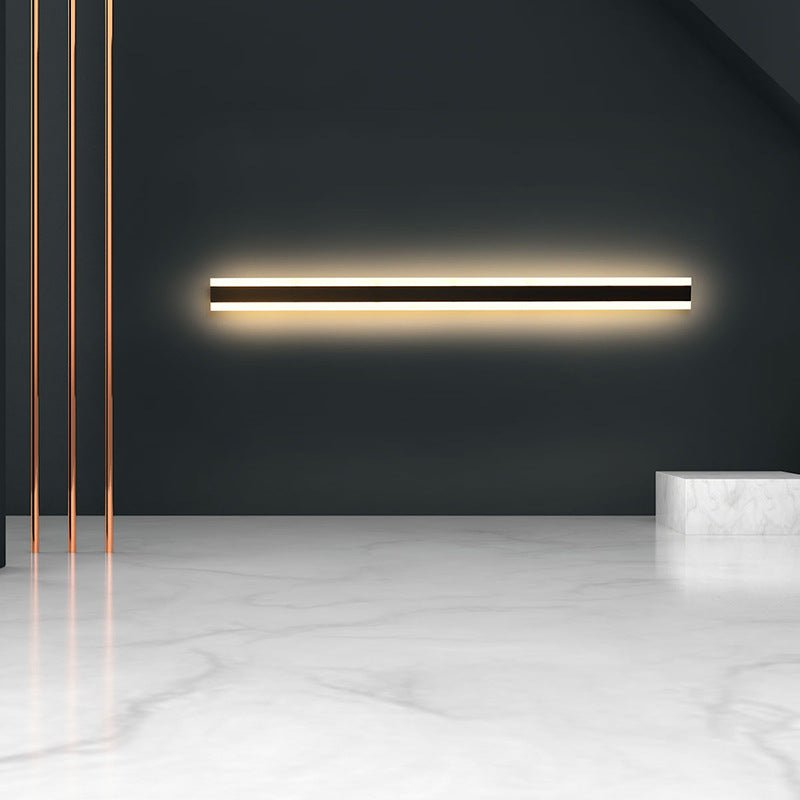 Applique murale longue minimaliste avec éclairage LED moderne et élégant - IVOIRART.COM