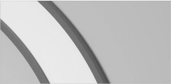 Applique murale ronde étanche simple pour extérieur LED 15 perles 40cm 15W inox. - IVOIRART.COM