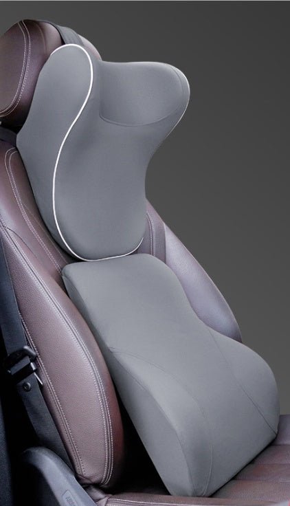 Appui-tête de voiture confortable avec coussin mémoire de forme et soutien lombaire 3D respirant - IVOIRART.COM