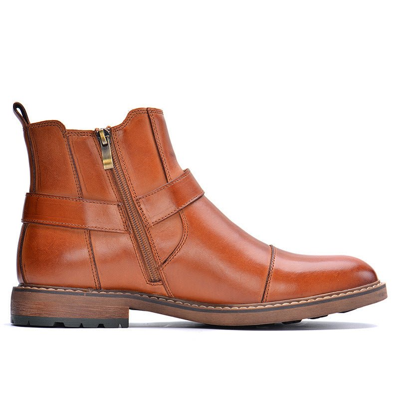 Arkbird Mens High Top Tooling Martin Boots - IVOIRART.COM
