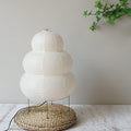 Art Rice Paper Simple Creative Retro Style Living Room Bedroom Bedside Table Lamp - IVOIRART.COM