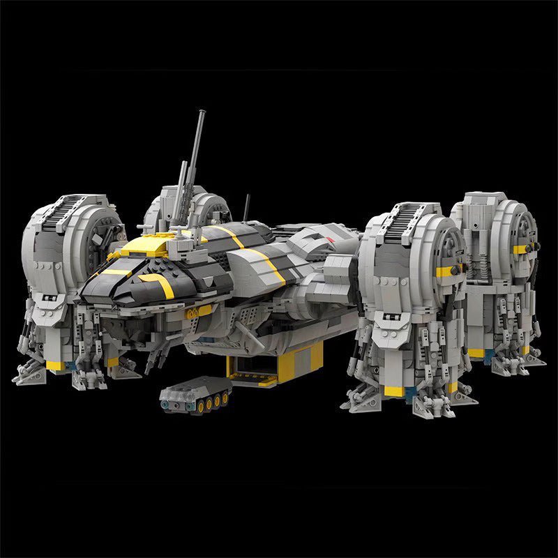Assembled Building Blocks Large Spacecraft Model Ornaments - IVOIRART.COM