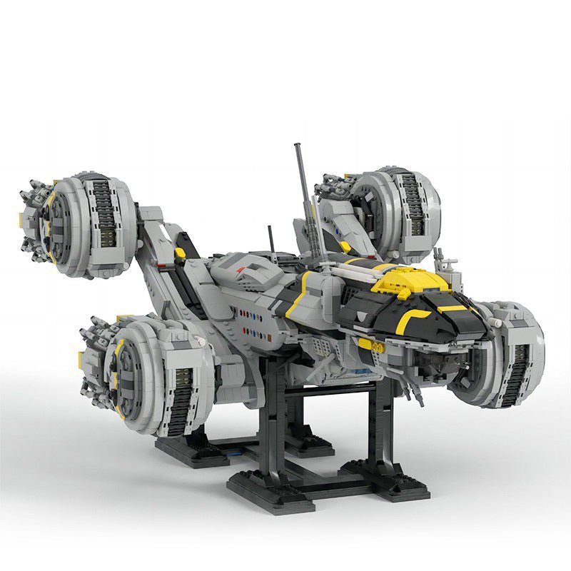 Assembled Building Blocks Large Spacecraft Model Ornaments - IVOIRART.COM
