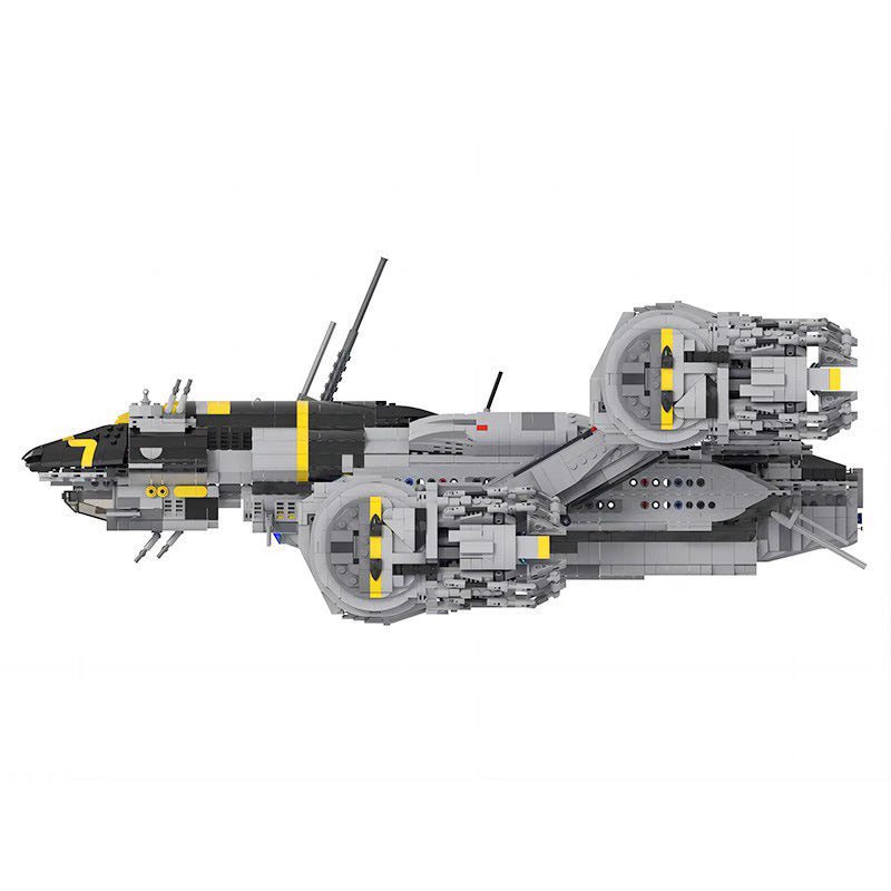 Assembled Building Blocks Large Spacecraft Model Ornaments - IVOIRART.COM