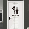 Autocollant décoratif mural toilette design original pour embellir votre WC - IVOIRART.COM