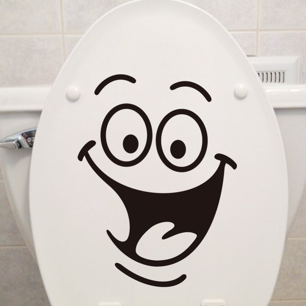 Autocollant décoratif mural toilette design original pour embellir votre WC - IVOIRART.COM
