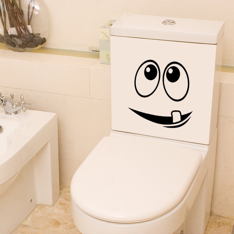 Autocollant décoratif mural toilette design original pour embellir votre WC - IVOIRART.COM
