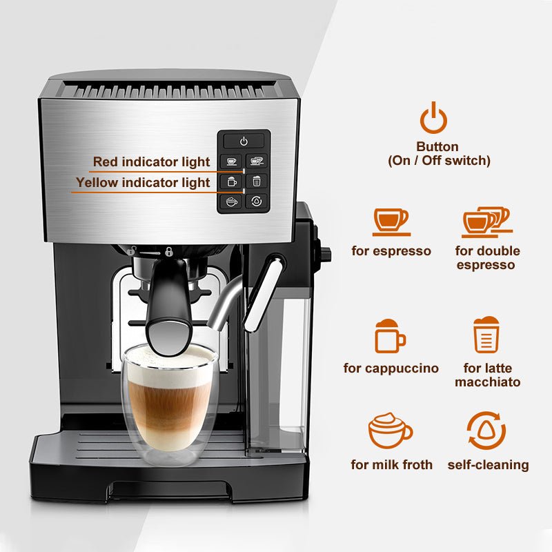 Automatic Coffee Machine Household Small Italian Milk Frother - IVOIRART.COM