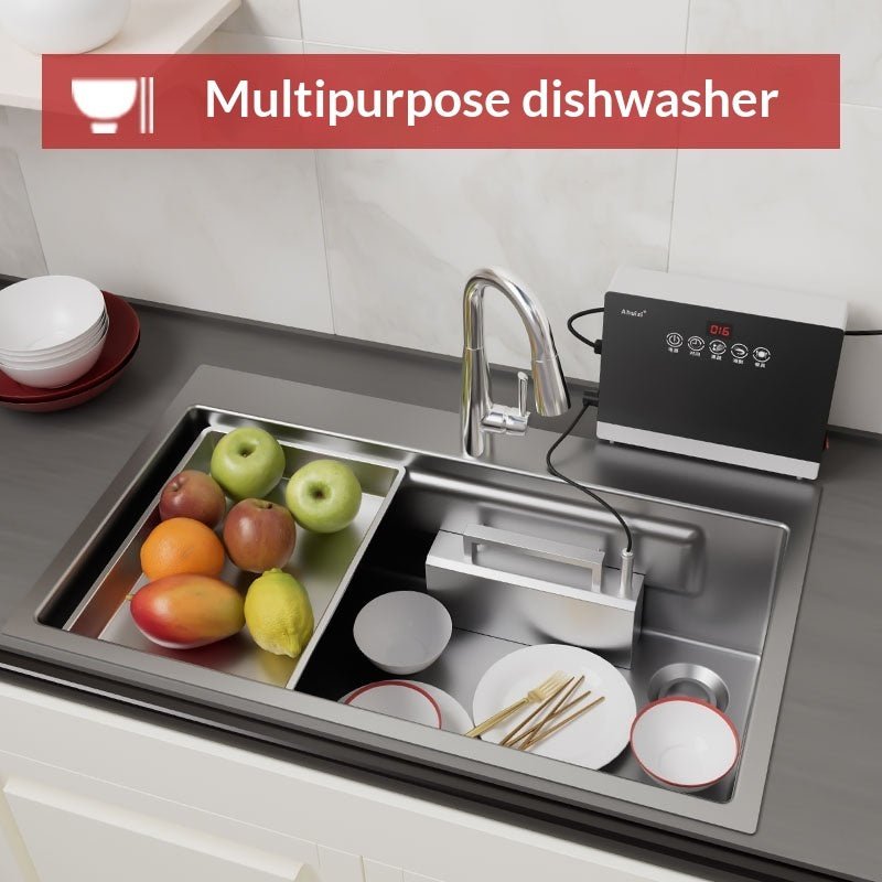 Automatic Dishwasher For Home Use Compact Countertop Model With Ultrasonic Technology - IVOIRART.COM