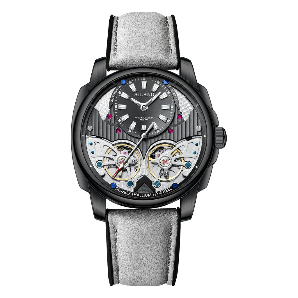 Automatic Mechanical Double Tourbillon Men's Watch - IVOIRART.COM
