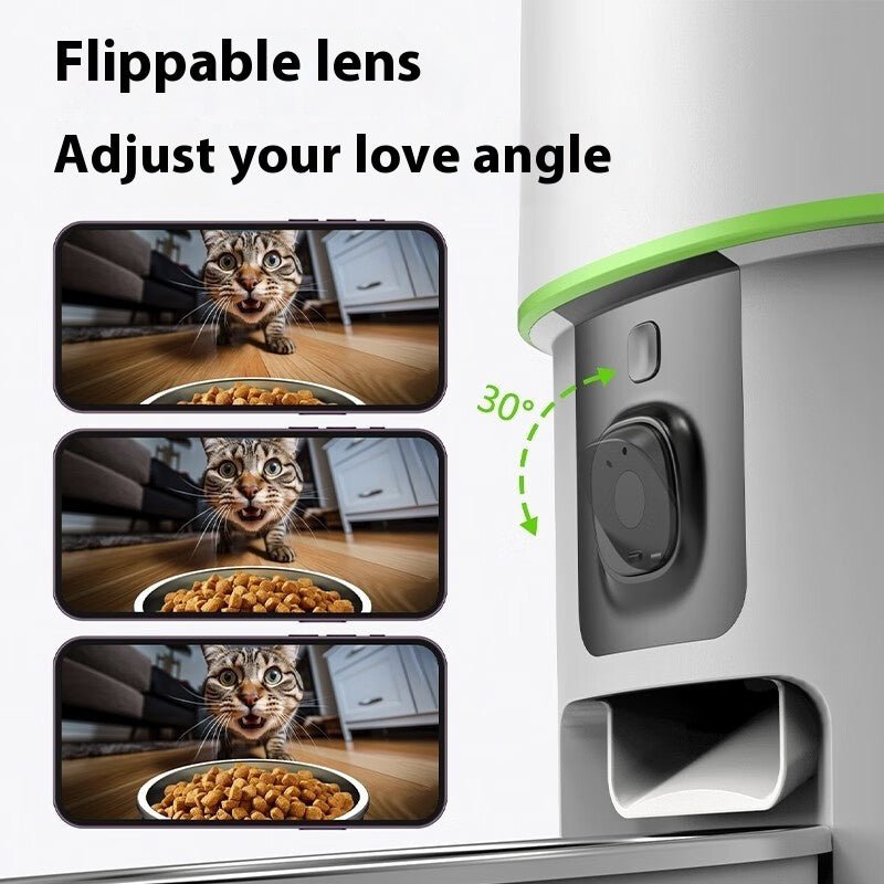 Automatic Pet Feeder Intelligent Remote Video Control - IVOIRART.COM