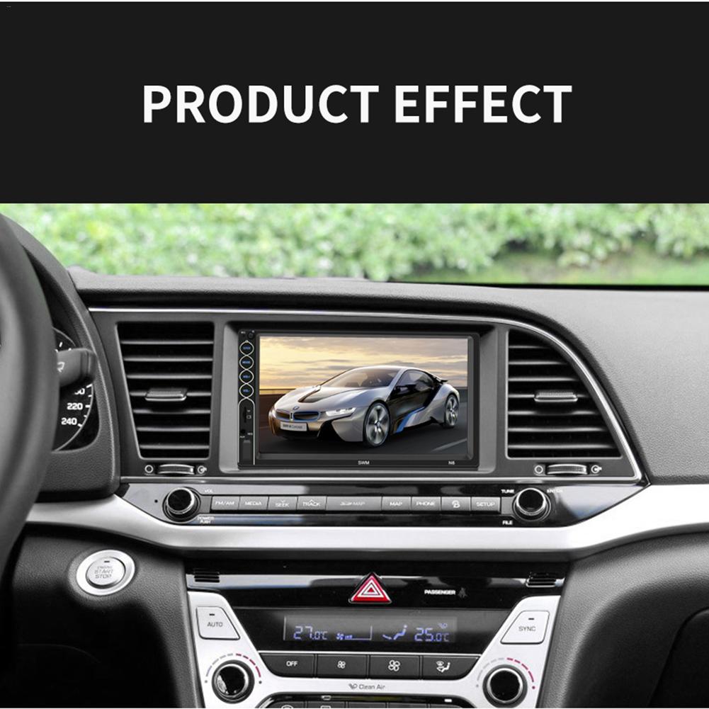 Autoradio 7 pouces double DIN avec écran TFT, MP5, USB 2.0 et support Android/iPhone - IVOIRART.COM
