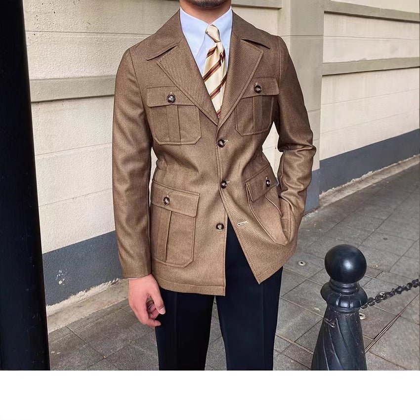 Autumn And Winter British Suit Collar High-end Jacket - IVOIRART.COM