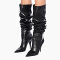 Autumn And Winter Sleeve Plus Size High Leg Boot - IVOIRART.COM