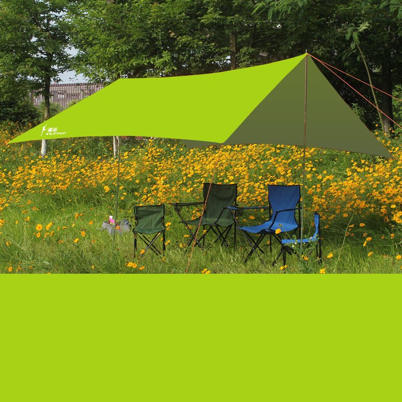 Auvent d'ombre solaire pour camping - tente 3x3 m, ultra légère et résistante aux intempéries - IVOIRART.COM