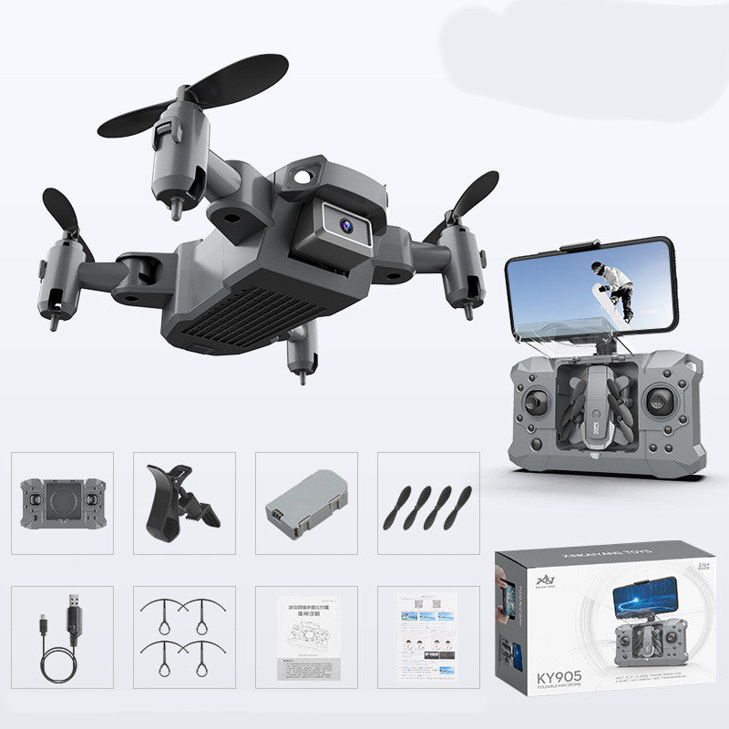 Mini Drone de Photographie Aérienne Haute Définition Quatre Axes - Jouet Compact