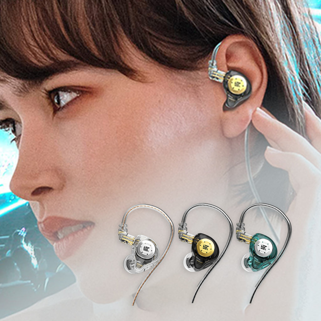 Écouteurs KZ EDX Pro Neufs Casque Intra-Auriculaire Sport Basses Réduction de Bruit HIFI