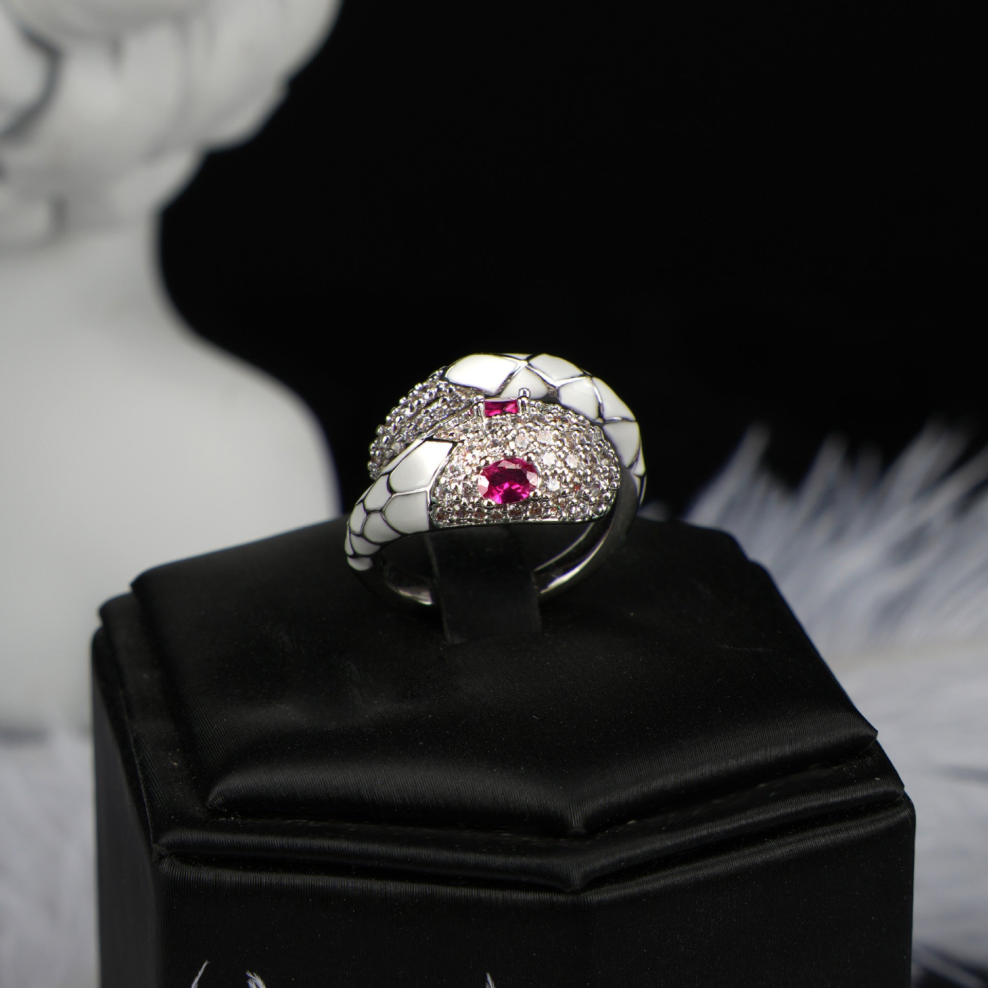 Bague Femme Française Luxe Léger Réglable, Bande en Cuivre Plaqué Or 18K