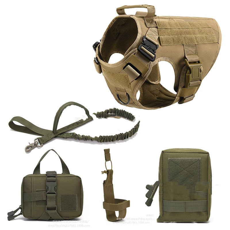 Harnais Tactique pour Chien Vest K9 d'Entraînement Chiens Toutes Races