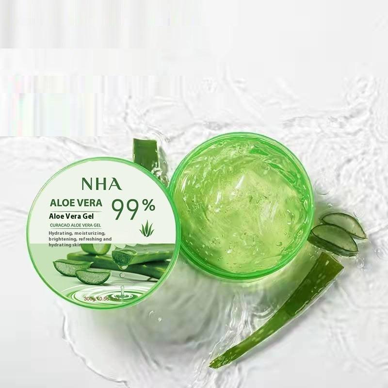 Gel hydratant et anti-acné à l'aloe vera pour soins de la peau, produit apaisant