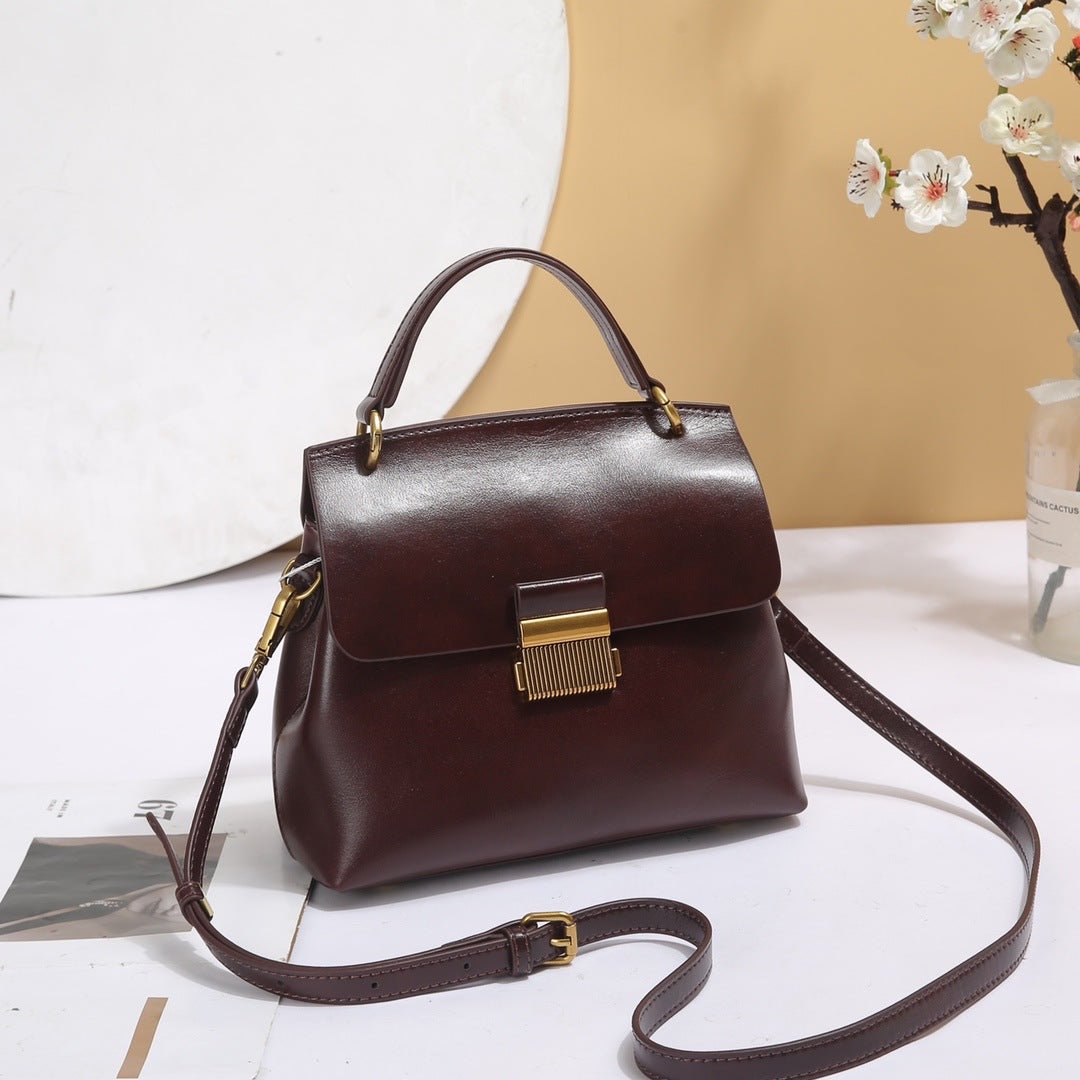 Badi Leather Sac Femme en cuir pleine fleur, grand volume, cabas et bandoulière! - IVOIRART.COM