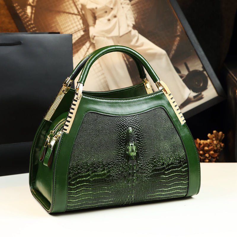 Bag Ladies Mother Bag Sac bandoulière messenger grand format motif croco élégant - IVOIRART.COM