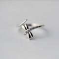 Bague Argent Libellule Femme Style Forêt Chic avec Diamant Élégant 925 - IVOIRART.COM