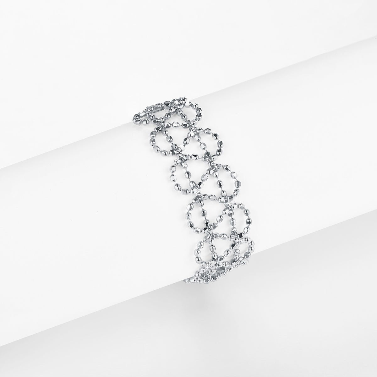 Bague Creuse en Argent Sterling S925 0,7g Légère Ajustable 14-21mm 8,4mm Largeur - IVOIRART.COM