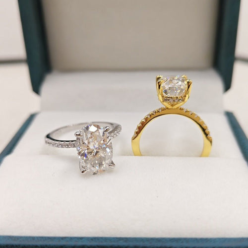 Bague Femme Tendance Style Européen et Américain en Forme Ovale Élégante - IVOIRART.COM