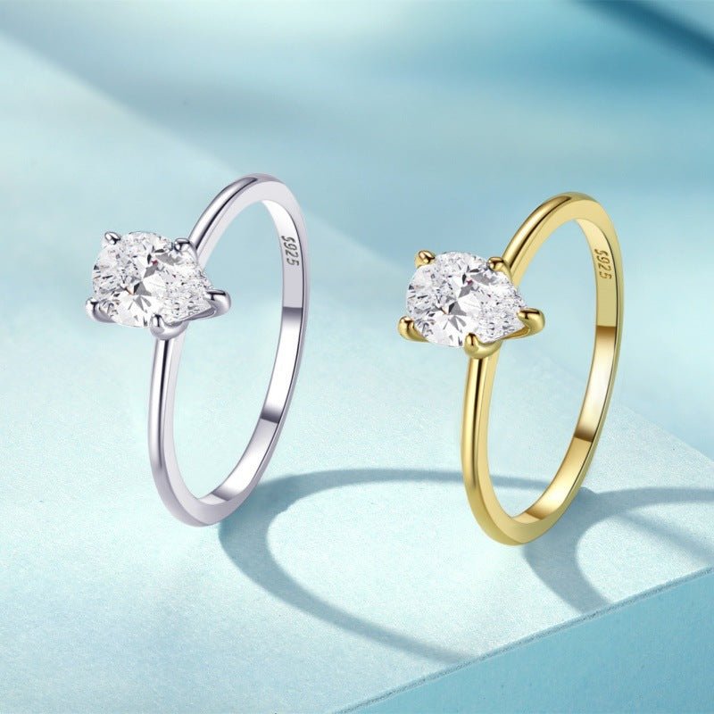 Bague Fermée Éternelle en Zircon pour Femme, Élégance et Style Chic Argenté - IVOIRART.COM
