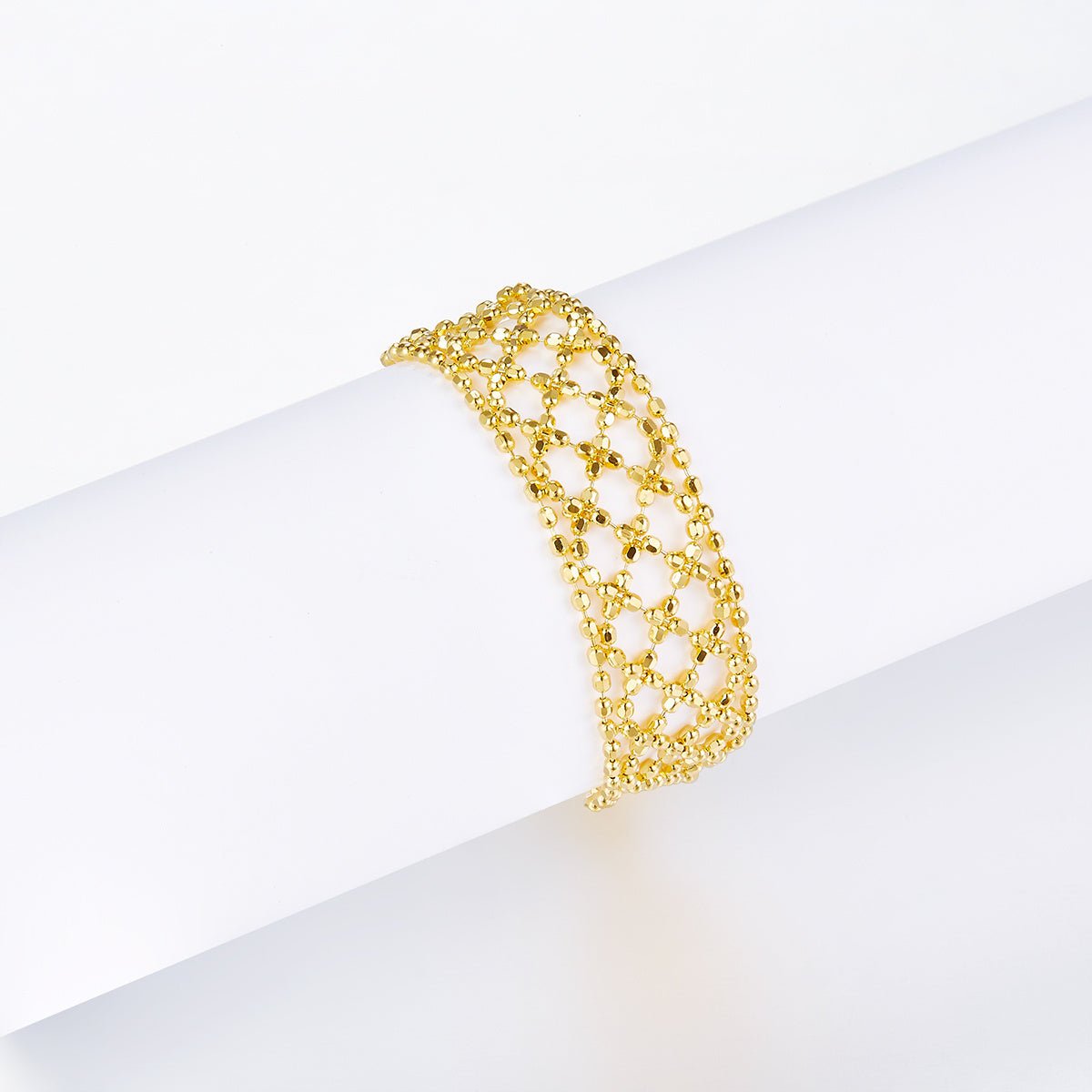 Bague Fleur Creuse en Argent Sterling S925 0,8 g Largeur 8,3 mm Ajustable - IVOIRART.COM